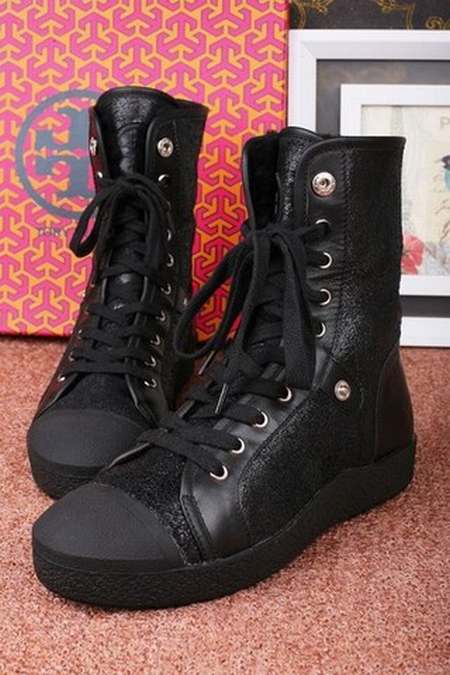 bottes à lacets femme pas cher
